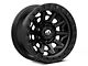 Fuel Wheels Covert Matte Black 6-Lug Wheel; 17x9; 1mm Offset (19-24 Sierra 1500)