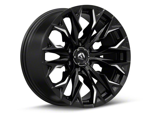 Fuel Wheels Flame Gloss Black Milled 6-Lug Wheel; 20x10; -18mm Offset (19-24 Sierra 1500)