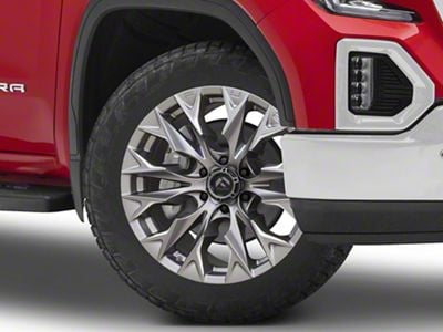 Fuel Wheels Flame Platinum 6-Lug Wheel; 22x10; -18mm Offset (19-24 Sierra 1500)