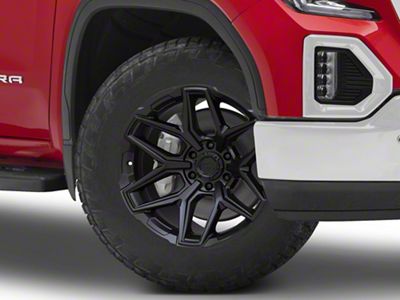 Fuel Wheels Flux Blackout 6-Lug Wheel; 20x9; 1mm Offset (19-24 Sierra 1500)