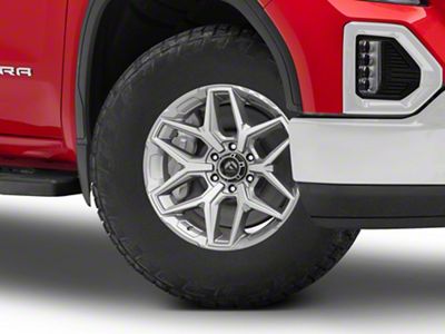 Fuel Wheels Flux Platinum 6-Lug Wheel; 18x9; 20mm Offset (19-25 Sierra 1500)