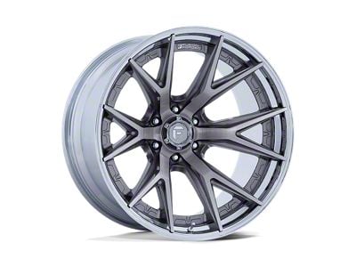 Fuel Wheels Fusion Forged Catalyst Platinum with Chrome Lip 6-Lug Wheel; 24x12; -44mm Offset (19-25 Sierra 1500)