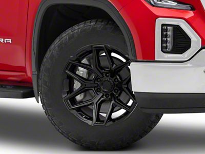 Fuel Wheels Fusion Forged Flux Gloss Black 6-Lug Wheel; 20x9; 1mm Offset (19-24 Sierra 1500)