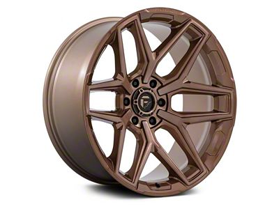 Fuel Wheels Fusion Forged Flux Platinum Bronze 6-Lug Wheel; 17x9; 1mm Offset (14-18 Sierra 1500)