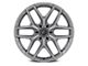 Fuel Wheels Fusion Forged Flux Platinum 6-Lug Wheel; 17x9; 1mm Offset (14-18 Sierra 1500)