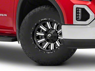 Fuel Wheels Hardline Gloss Black Milled 6-Lug Wheel; 18x9; -12mm Offset (19-25 Sierra 1500)