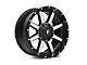 Fuel Wheels Maverick Matte Black Machined 6-Lug Wheel; 20x9; 1mm Offset (14-18 Sierra 1500)