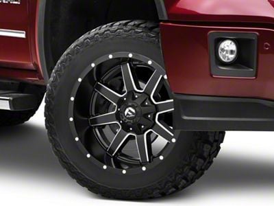 Fuel Wheels Maverick Matte Black Milled 6-Lug Wheel; 20x10; -18mm Offset (14-18 Sierra 1500)