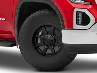 Fuel Wheels Maverick Satin Black 6-Lug Wheel; 17x9; -12mm Offset (19-25 Sierra 1500)