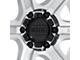 Fuel Wheels Outrun Machined with Gloss Black Lip 6-Lug Wheel; 17x8.5; 18mm Offset (14-18 Sierra 1500)