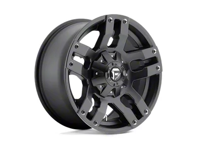 Fuel Wheels Pump Matte Black 6-Lug Wheel; 18x9; 20mm Offset (19-25 Sierra 1500)