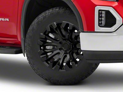 Fuel Wheels Quake Blackout 6-Lug Wheel; 20x10; -18mm Offset (19-24 Sierra 1500)