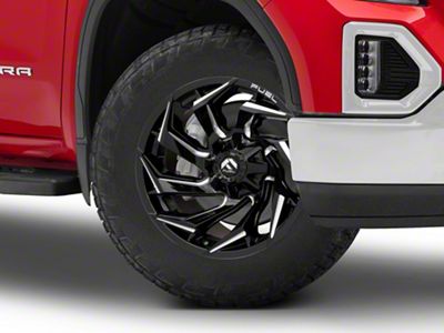 Fuel Wheels Reaction Gloss Black Milled 6-Lug Wheel; 20x9; 1mm Offset (19-24 Sierra 1500)