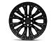 Fuel Wheels Rebar Blackout 6-Lug Wheel; 17x9; 1mm Offset (14-18 Sierra 1500)