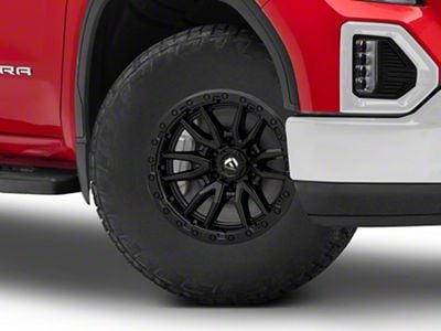 Fuel Wheels Rebel Matte Black 6-Lug Wheel; 17x9; -12mm Offset (19-25 Sierra 1500)