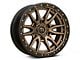 Fuel Wheels Rebel Matte Bronze with Black Bead Ring 6-Lug Wheel; 17x9; 1mm Offset (19-24 Sierra 1500)