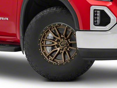 Fuel Wheels Rebel Matte Bronze 6-Lug Wheel; 18x9; 20mm Offset (19-24 Sierra 1500)