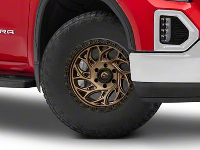 Fuel Wheels Runner OR Bronze with Black Ring 6-Lug Wheel; 18x9; -12mm Offset (19-24 Sierra 1500)