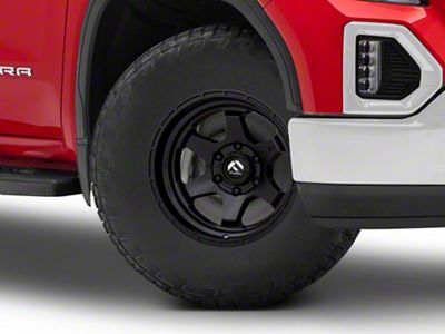 Fuel Wheels Shok Matte Black 6-Lug Wheel; 17x10; -18mm Offset (19-24 Sierra 1500)
