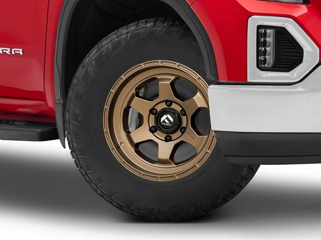 Fuel Wheels Shok Matte Bronze 6-Lug Wheel; 18x9; -12mm Offset (19-24 Sierra 1500)