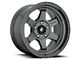 Fuel Wheels Shok Textured Anthracite 6-Lug Wheel; 17x10; -18mm Offset (14-18 Sierra 1500)