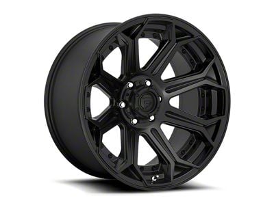 Fuel Wheels Siege Matte Black 6-Lug Wheel; 24x12; -44mm Offset (19-25 Sierra 1500)