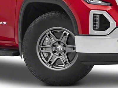 Fuel Wheels Slayer Matte Gunmetal 6-Lug Wheel; 18x8.5; -15mm Offset (19-25 Sierra 1500)