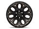 Fuel Wheels Traction Matte Black with Double Dark Tint 6-Lug Wheel; 20x9; 1mm Offset (19-25 Sierra 1500)