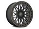 Fuel Wheels Trigger Matte Black Dark Tint 6-Lug Wheel; 20x9; 1mm Offset (19-24 Sierra 1500)