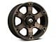Fuel Wheels Beast Matte Black Double Dark Tint 8-Lug Wheel; 18x9; 1mm Offset (07-10 Sierra 2500 HD)