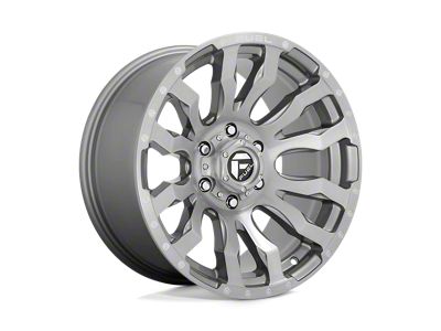 Fuel Wheels Blitz Platinum 8-Lug Wheel; 22x12; -44mm Offset (20-24 Sierra 2500 HD)