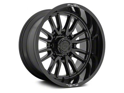 Fuel Wheels Clash Gloss Black 8-Lug Wheel; 20x9; 1mm Offset (07-10 Sierra 2500 HD)