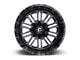 Fuel Wheels Hardline Gloss Black Milled 8-Lug Wheel; 20x9; 20mm Offset (11-14 Sierra 2500 HD)