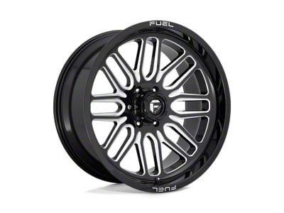 Fuel Wheels Ignite Gloss Black Milled 8-Lug Wheel; 20x10; -18mm Offset (20-24 Sierra 2500 HD)