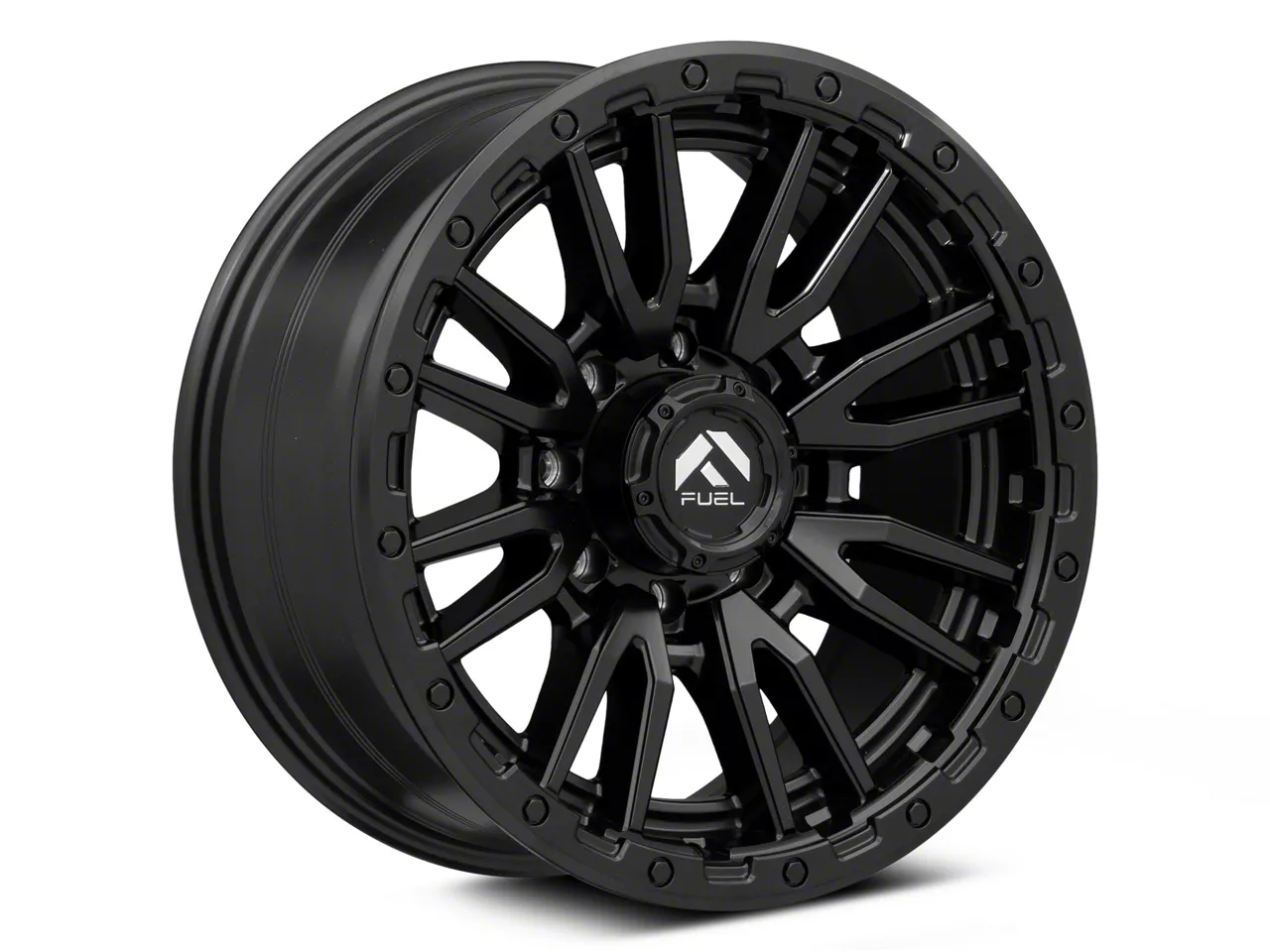 Fuel Wheels Sierra 2500 Rebel Matte Black 8-Lug Wheel; 20x9; 1mm Offset ...