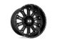 Fuel Wheels Rebel Matte Bronze with Black Bead Ring 8-Lug Wheel; 22x12; -44mm Offset (07-10 Sierra 2500 HD)