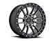 Fuel Wheels Rebel Matte Gunmetal with Black Ring 8-Lug Wheel; 20x10; -18mm Offset (20-24 Sierra 2500 HD)