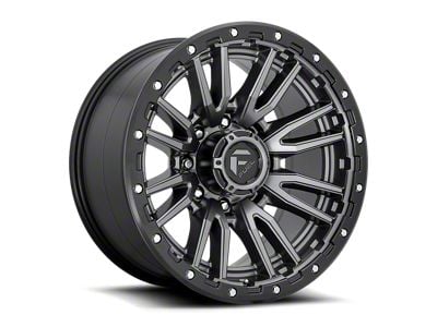 Fuel Wheels Rebel Matte Gunmetal 8-Lug Wheel; 20x10; -18mm Offset (07-10 Sierra 2500 HD)