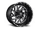 Fuel Wheels Triton Gloss Black Milled 8-Lug Wheel; 22x10; -18mm Offset (11-14 Sierra 2500 HD)