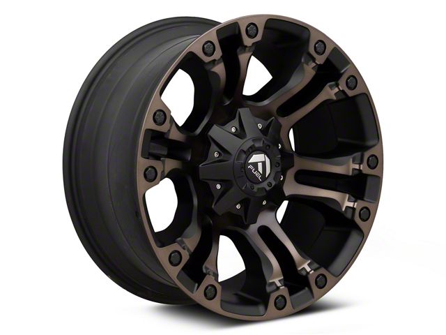 Fuel Wheels Vapor Matte Black Double Dark Tint 8-Lug Wheel; 20x9; 20mm Offset (20-24 Sierra 2500 HD)