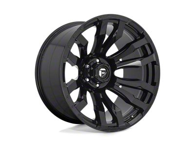 Fuel Wheels Blitz Gloss Black 8-Lug Wheel; 17x9; -12mm Offset (07-10 Sierra 3500 HD SRW)