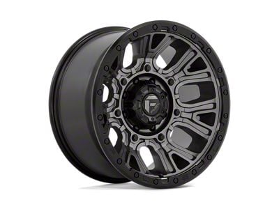 Fuel Wheels FF09D Matte Black Milled 8-Lug Wheel; 22x12; -50mm Offset (20-25 Sierra 3500 HD SRW)