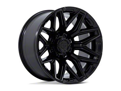 Fuel Wheels Flux Gloss Black 8-Lug Wheel; 20x9; 1mm Offset (07-10 Sierra 3500 HD SRW)