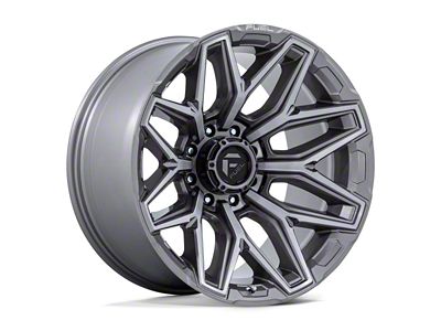 Fuel Wheels Flux Platinum 8-Lug Wheel; 20x9; 1mm Offset (07-10 Sierra 3500 HD SRW)
