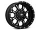 Fuel Wheels Krank Matte Black Milled 8-Lug Wheel; 17x9; 1mm Offset (07-10 Sierra 3500 HD SRW)