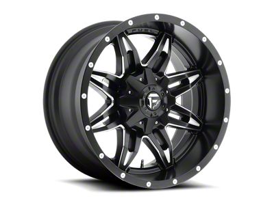 Fuel Wheels Lethal Matte Black Milled 8-Lug Wheel; 18x9; 1mm Offset (07-10 Sierra 3500 HD SRW)