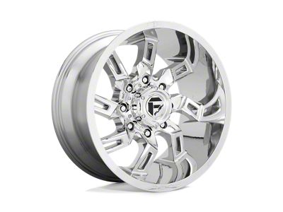 Fuel Wheels Lockdown Chrome 8-Lug Wheel; 22x10; -18mm Offset (20-24 Sierra 3500 HD SRW)