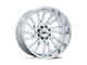 Fuel Wheels Rincon Gloss Black Milled 8-Lug Wheel; 20x9; 20mm Offset (20-24 Sierra 3500 HD SRW)