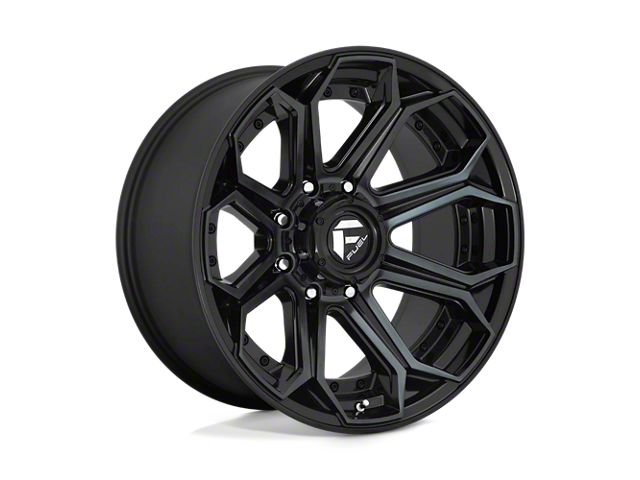 Fuel Wheels Siege Gloss Machined Double Dark Tint 8-Lug Wheel; 20x10; -18mm Offset (20-24 Sierra 3500 HD SRW)