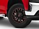 Fuel Wheels Assault Matte Black Red Milled 6-Lug Wheel; 18x9; 1mm Offset (19-24 Silverado 1500)